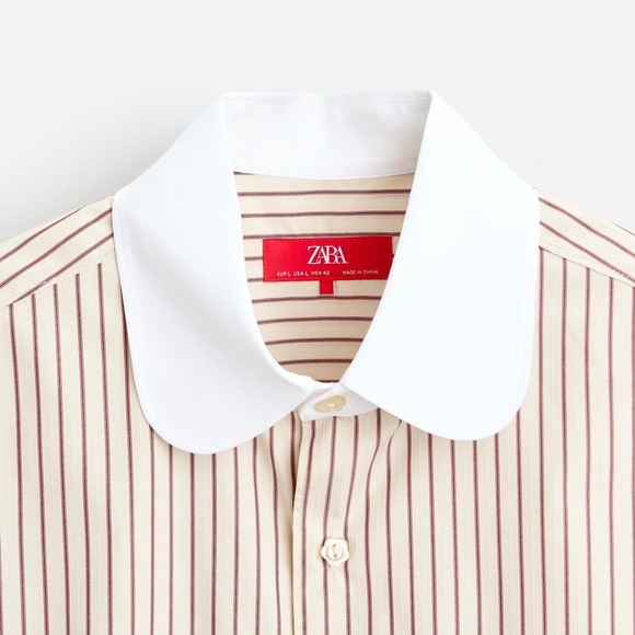 Zara x Harry Lambert mens striped button down. Never worn. Size Small - Picture 6 of 10